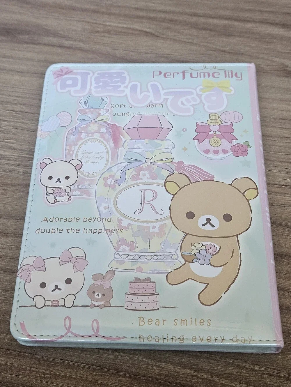 Kawaii Pastel Bear Cushioned Hardcover Notebook Journal